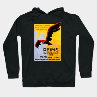 1910 Air Show in Reims France Hoodie